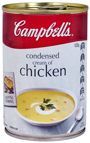 Campbells Condensed Cream Of Chicken Soup 420g