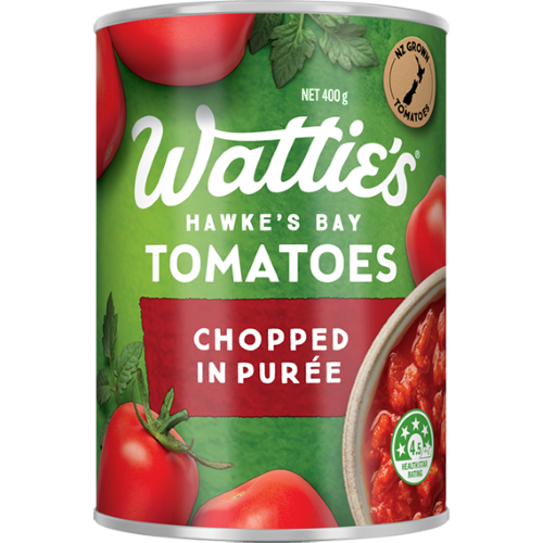Watties Chopped Tomatoes In Puree 400g
