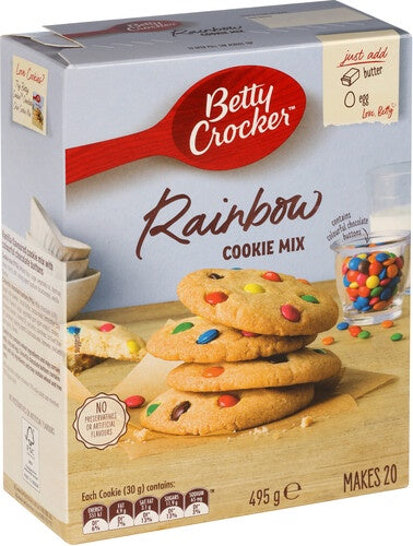 Betty Crocker Rainbow Cookie Mix 495g