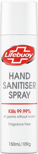 Lifebuoy Aerosol Hand Sanitiser 150ml