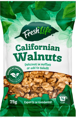 Fresh Life Californian Walnuts 75g