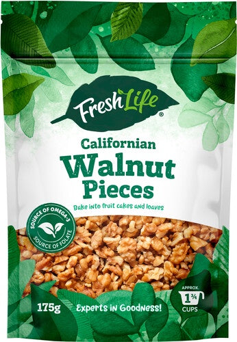 Fresh Life Californian Walnut Pieces 175g