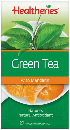 Healtheries Green Tea with Mandarin 20pk