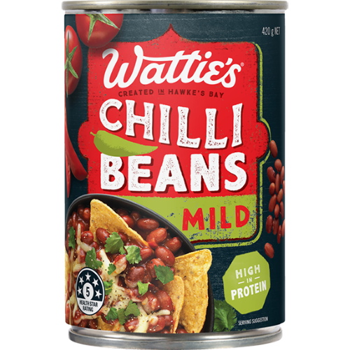 Watties Mild Chilli Beans 420g