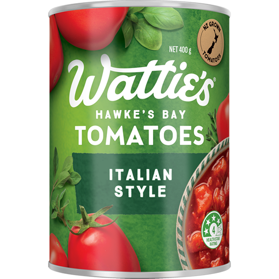 Watties Tinned Italian Style Tomatoes 400g
