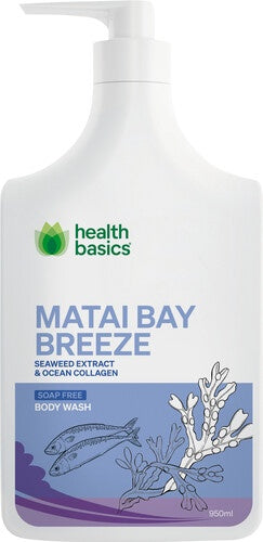 Health Basics Matai Bay Breeze Seaweed Extract Body Wash 950ml