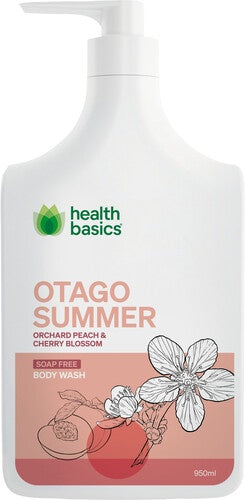 Health Basics Otago Summer Orchard Peach Body Wash 950ml