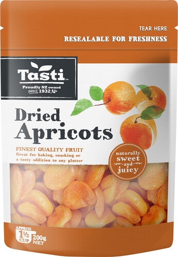 Tasti Dried Whole Apricots 200g