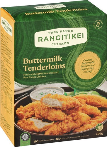 Rangitikei Frozen Buttermilk Chicken Tenderloins 400g