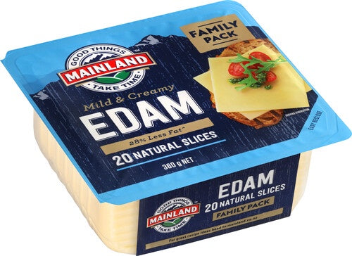 Mainland Edam Cheese Slices 360g (20 Slices)