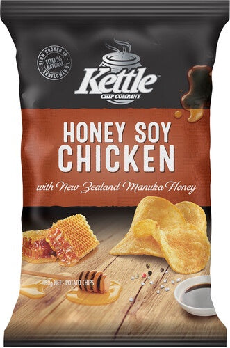 Kettle Chip Company Honey Soy Chicken Potato Chips 150g