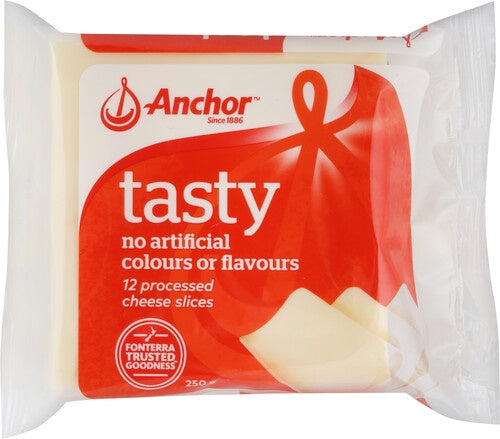 Anchor Tasty Cheese Slices 250g