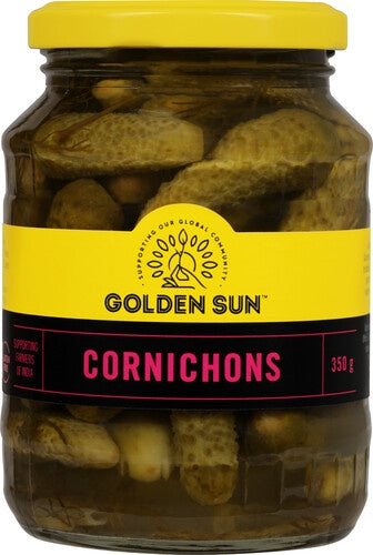 Golden Sun Cornichons Gluten Free 350g