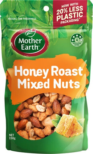 Mother Earth Honey Roast Mixed Nuts  150g