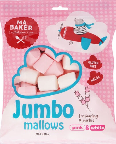 Ma Baker Jumbo Marshmallows 320g