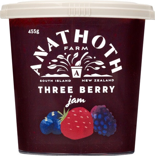 Anathoth Farm Three Berry Jam