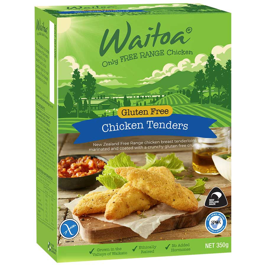 Waitoa Gluten Free Chicken Tenders 350g