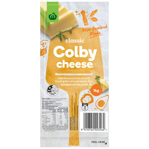 Countdown Colby Cheese 1kg