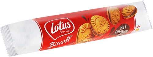 Lotus Biscoff Milk Chocolate Flavoured Sandwich Biscuits 150g