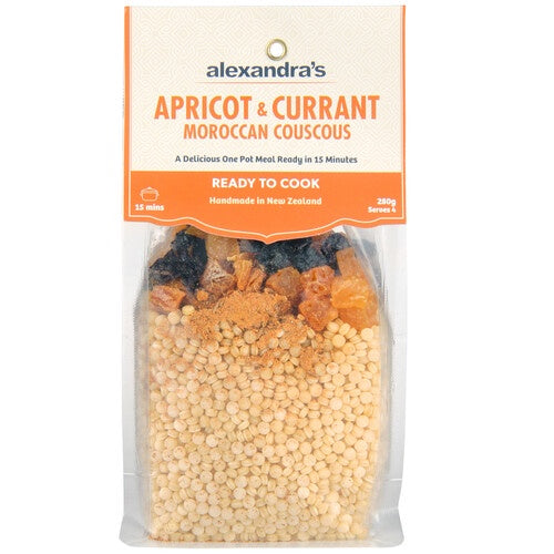 Alexandras Apricot, Currant & Moroccan Couscous 280gm