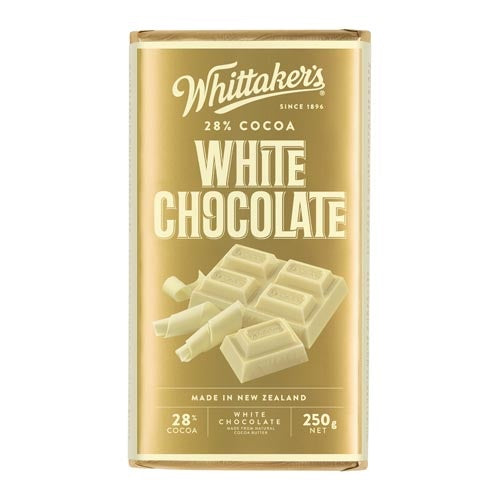 Whittakers White Chocolate Block 250g