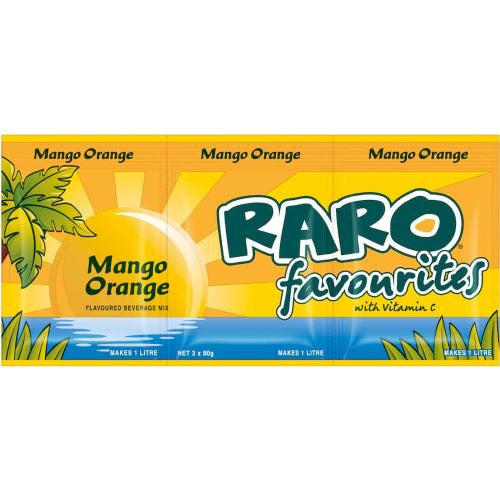 Raro Triple Pack Orange Mango 240g