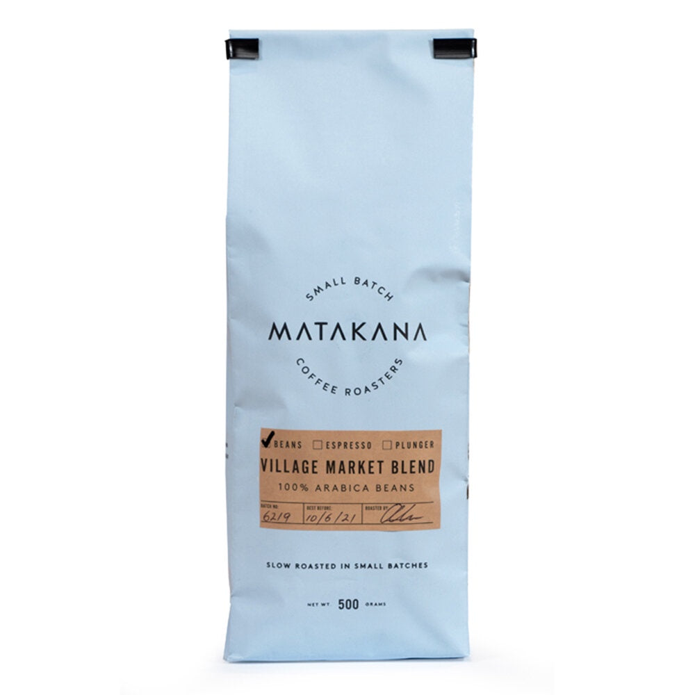 Matakana Coffee Roasters Village Market Blend Coffee Beans 500g