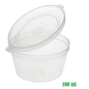Uni-Chef PP Round Container with Lid TCC100 100ml 50pk