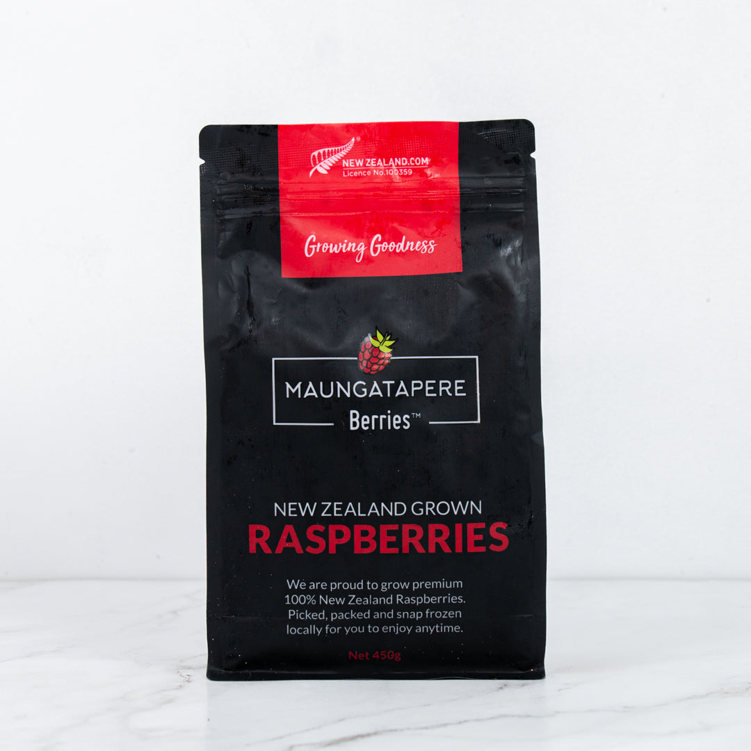 Maungatapere Berries Frozen Raspberries 450g
