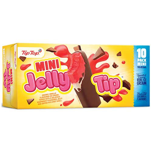 Tip Top Jelly Tip Minis Ice Cream 10pk x 53ml