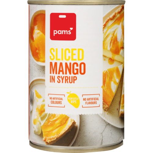 Pams Mango Sliced In Syrup 425g