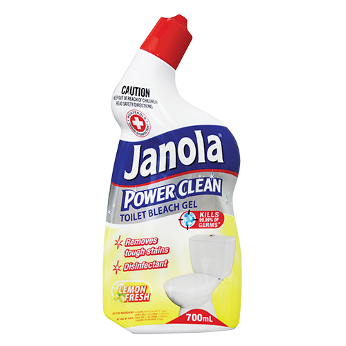 Janola Power Clean Lemon Fresh Toilet Bleach Gel 700ml
