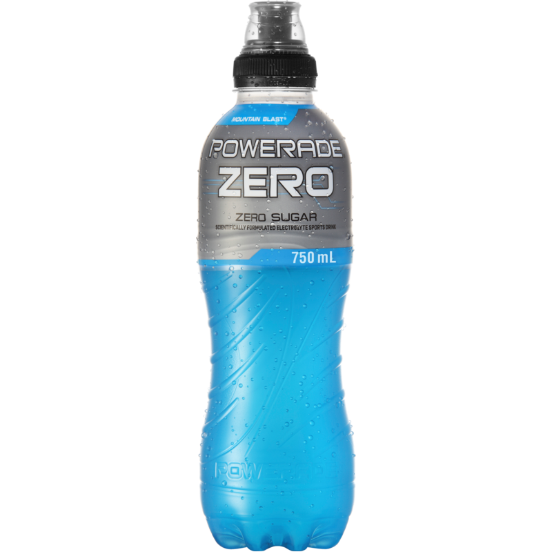 Powerade Mountain Blast Zero Sugar Sports Drink 750ml