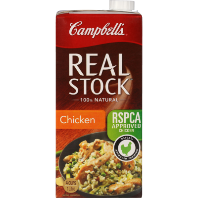 Campbells Real Stock Chicken 1L