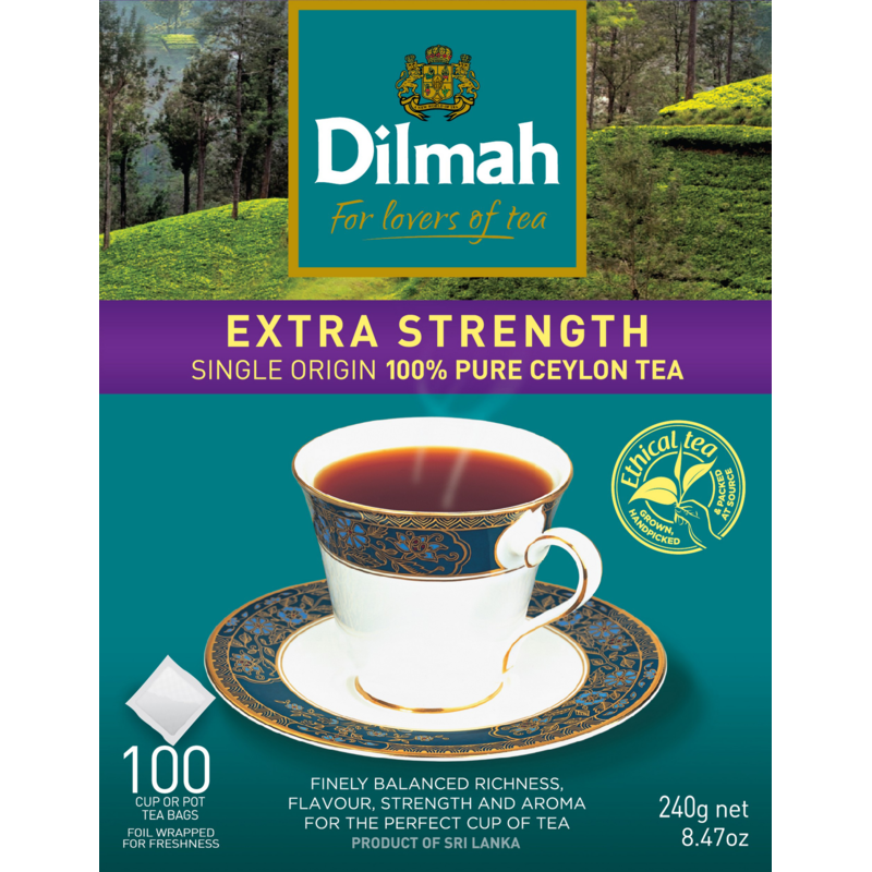 Dilmah Tea Bags Extra Strength 100pk