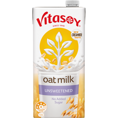 Vitasoy Unsweetened Oat Milk UHT 1L