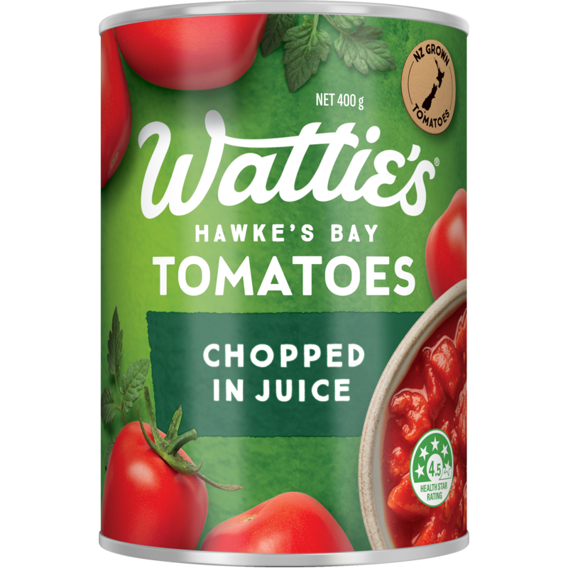 Watties Chopped In Juice Tomatoes 400g