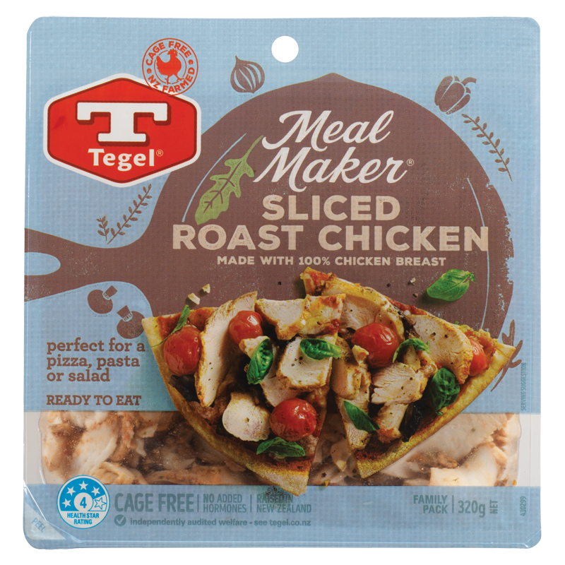 Tegel Meal Maker Sliced Roast Chicken 300g