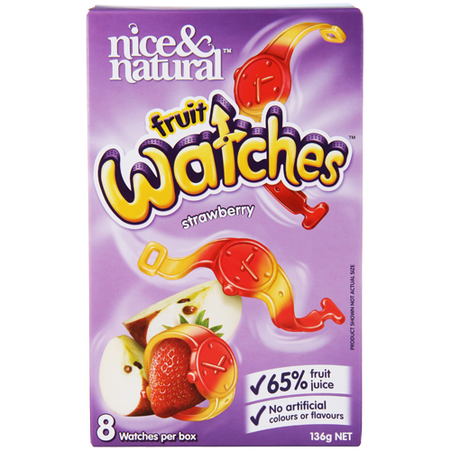 Nice & Natural Fruit Watches Snacks 8pk 136g