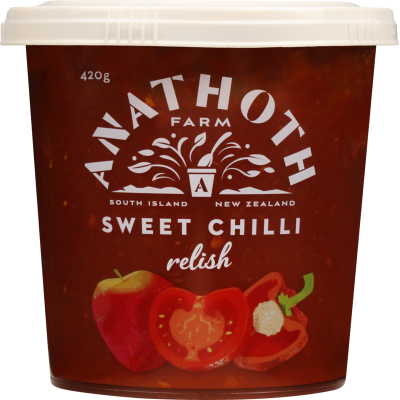 Anathoth Farm Sweet Chilli Relish 420gm