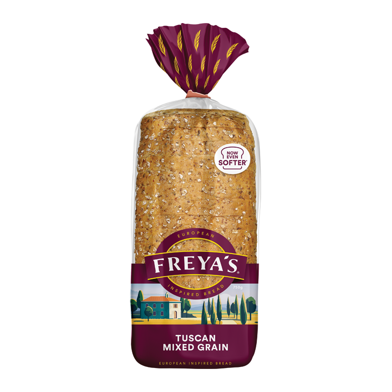 Freyas Tuscan Mixed Grain Toast 750g