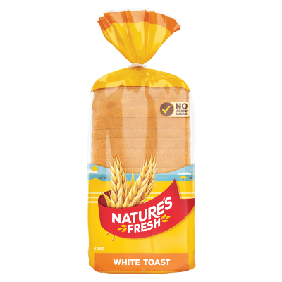 Natures Fresh White Toast 700g
