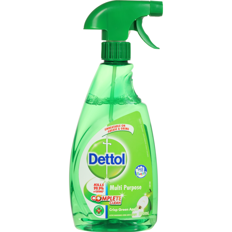 Dettol Multi Purpose Spray Crisp Green Apple 500ml