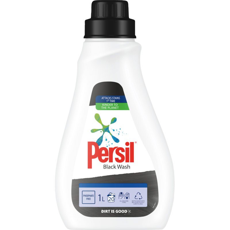 Persil F&T Laundry Liquid 1L Black Wash