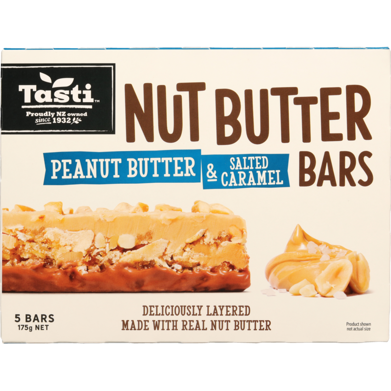 Tasti Nut Butter Bar Peanut Butter & Salted Caramel 175g