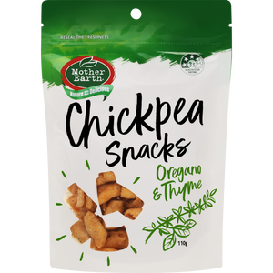 Mother Earth Oregano & Thyme Chickpea Snacks 110g
