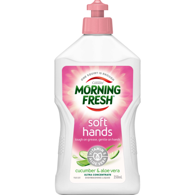 Morning Fresh Cucumber Aloe Vera Soft Hands Dishwashing Liquid 350ml