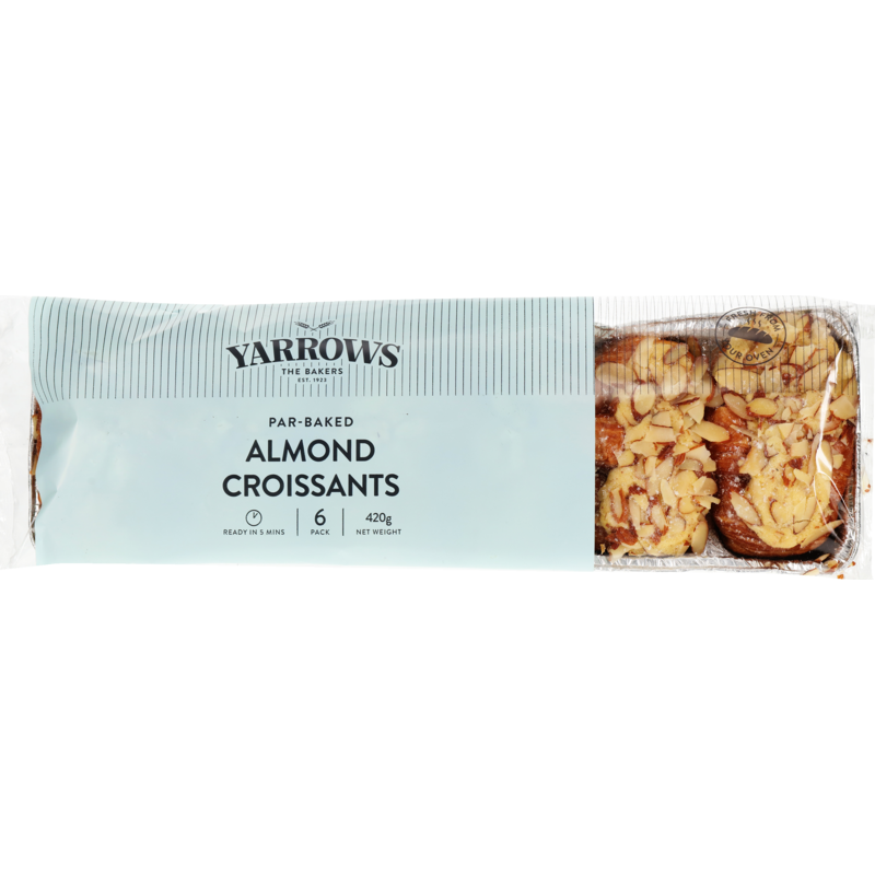 Yarrows Almond Croissant 6pk