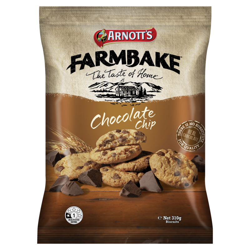 Arnotts Farmbake Chocolate Chip Cookies 310g