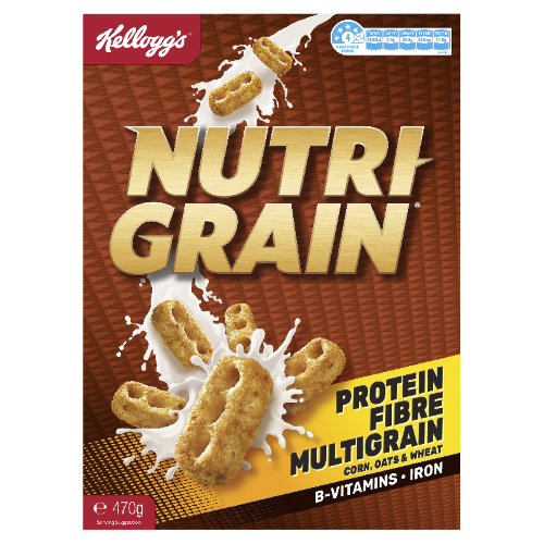 Kelloggs Nutrigrain Cereal 470g